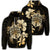 Hawaiian Kanaka Hibiscus Plumeria Mix Polynesian Turtle Zip Hoodie Unisex Art - Polynesian Pride