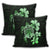 Hawaiian Kanaka Hibiscus Plumeria Mix Polynesian Turtle Pillow Covers - Green - AH - Polynesian Pride