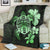 Hawaiian Kanaka Hibiscus Plumeria Mix Polynesian Turtle Premium Blankets - Green - AH - Polynesian Pride