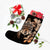 Hawaiian Kanaka Hibiscus Plumeria Mix Polynesian Turtle Christmas Stocking - Orange - AH - Polynesian Pride