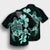 Hawaiian Kanaka Hibiscus Plumeria Mix Polynesian Turtle Hawaiian Shirt - Turquoise - AH - Polynesian Pride