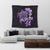 Hawaiian Kanaka Hibiscus Plumeria Mix Polynesian Turtle Tapestry - Violet - AH - Polynesian Pride