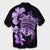 Hawaiian Kanaka Hibiscus Plumeria Mix Polynesian Turtle Hawaiian Shirt - Violet - AH - Polynesian Pride