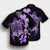 Hawaiian Kanaka Hibiscus Plumeria Mix Polynesian Turtle Hawaiian Shirt - Violet - AH - Polynesian Pride