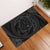 Hawaiian Kanaka Honu Hibiscus Tornado Polynesian Door Mat Gray AH Door Mat Gray - Polynesian Pride