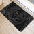 Hawaiian Kanaka Honu Hibiscus Tornado Polynesian Door Mat Gray AH - Polynesian Pride