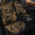 Hawaiian Kanaka Honu Hibiscus Tornando Polynesian Gold Car Seat Covers - AH - Polynesian Pride