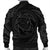 Hawaiian Kanaka Honu Hibiscus Tornando Polynesian Gray Bomber Jacket - AH - Polynesian Pride