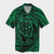 Hawaiian Kanaka Honu Hibiscus Tornando Polynesian Green Hawaiian Shirt - AH Unisex Black - Polynesian Pride