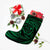 Hawaiian Kanaka Honu Hibiscus Tornando Polynesian Green Christmas Stocking - AH - Polynesian Pride