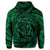 Hawaiian Kanaka Honu Hibiscus Tornando Polynesian Green Zip Hoodie - Polynesian Pride