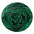 Hawaiian Kanaka Honu Hibiscus Tornando Polynesian Green Round Carpet - AH Round Carpet Luxurious Plush - Polynesian Pride