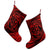 Hawaiian Kanaka Honu Hibiscus Tornando Polynesian Red Christmas Stocking - AH - Polynesian Pride