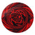 Hawaiian Kanaka Honu Hibiscus Tornando Polynesian Red Round Carpet - AH Round Carpet Luxurious Plush - Polynesian Pride