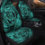 Hawaiian Kanaka Honu Hibiscus Tornando Polynesian Turquoise Car Seat Covers - AH - Polynesian Pride