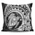 Hawaiian Kanaka Honu Map Hibiscus Globular Polynesian Pillow Covers - AH Pillow Covers Black - Polynesian Pride