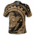 Hawaiian Kanaka Honu Map Hibiscus Globular Polynesian Gold Polo Shirt - Polynesian Pride