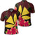 Hawaiian Kanaka Plumeria Polynesian Polo Shirt Unisex Black - Polynesian Pride