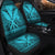 Hawaiian Kanaka Polynesian Tribal Car Seat Covers Reggae Color Blue AH - Polynesian Pride