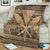 Hawaiian Kanaka Polynesian Tribal Premium Blankets Reggae Color Gold AH - Polynesian Pride