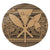Hawaiian Kanaka Polynesian Tribal Round Carpet Reggae Color Gold AH Round Carpet Luxurious Plush - Polynesian Pride