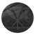 Hawaiian Kanaka Polynesian Tribal Round Carpet Reggae Color Gray AH Round Carpet Luxurious Plush - Polynesian Pride