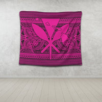 Hawaiian Kanaka Polynesian Tribal Tapestry Reggae Color Pink AH - Polynesian Pride
