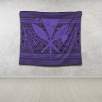 Hawaiian Kanaka Polynesian Tribal Tapestry Reggae Color Purple AH - Polynesian Pride