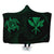 Hawaiian Kanaka Turtle Polynesian Hooded Blanket Green AH Hooded Blanket White - Polynesian Pride