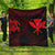 Hawaiian Kanaka Turtle Polynesian Premium Quilts Red AH Black - Polynesian Pride