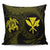 Hawaiian Kanaka Turtle Polynesian Pillow Covers Yellow AH Pillow Covers Black - Polynesian Pride