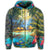 Hawaiian Living In Aboriginal Village Zip Hoodie - Polynesian Pride