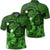 Hawaiian Map Big Turtle Hibiscus Plumeria Tribal Polynesian Polo Shirt Green Unisex Black - Polynesian Pride