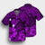 Hawaiian Map Big Turtle Hibiscus Plumeria Tribal Polynesian Hawaiian Shirt - Purple - AH - Polynesian Pride