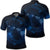 Hawaiian Map Galaxy Zodiac Dolphin Polynesian Polo Shirt Unisex Black - Polynesian Pride