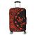 Hawaiian Map Gecko Tattoo Kakau Polynesian Luggage Covers Orange AH Black - Polynesian Pride