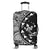 Hawaiian Map Gecko Tattoo Kakau Polynesian Luggage Covers White AH Black - Polynesian Pride