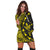 Hawaiian Map Gecko Tattoo Kakau Polynesian Hoodie Dress Yellow AH - Polynesian Pride