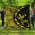 Hawaiian Map Gecko Tattoo Kakau Polynesian Premium Quilts Yellow AH Black - Polynesian Pride