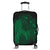 Hawaiian Map Heart Hula Girl Hibiscus Green Polynesian Luggage Covers - AH Black - Polynesian Pride