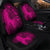 Hawaiian Map Heart Hula Girl Hibiscus Pink Polynesian Car Seat Covers - AH - Polynesian Pride