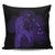 Hawaiian Map Heart Hula Girl Hibiscus Purple Polynesian Pillow Covers - AH Pillow Covers Black - Polynesian Pride