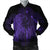 Hawaiian Map Heart Hula Girl Hibiscus Purple Polynesian Bomber Jacket - AH Black Unisex - Polynesian Pride
