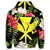 Hawaiian Map Heart Kanaka Hibiscus Polynesian Zip Hoodie - Polynesian Pride