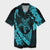 Hawaii Matching Dress and Hawaiian Shirt Hawaii Map Hibiscus Turtle Fish Hook Polynesian Blue RLT14 - Polynesian Pride