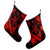 Hawaiian Map Hibiscus Turtle Fish Hook Polynesian Christmas Stocking Red - AH - Polynesian Pride