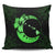 Hawaiian Map Hibiscus Turtle Polynesian Moon Pillow Covers Green - AH Pillow Covers Black - Polynesian Pride