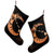 Hawaiian Map Hibiscus Turtle Polynesian Moon Christmas Stocking Orange - AH - Polynesian Pride