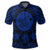 Hawaiian Map Honu Hibiscus Tropic Blue Polynesian Polo Shirt - Polynesian Pride