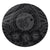 Hawaiian Map Honu Hibiscus Tropic Gray Polynesian Round Carpet - AH Round Carpet Luxurious Plush - Polynesian Pride